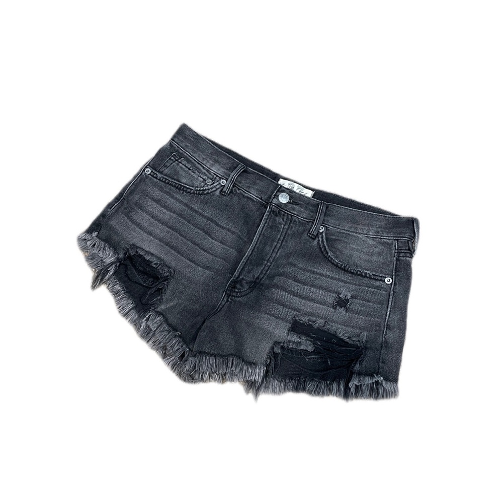 Free People Women's Shorts – Washed Black SIZE 27